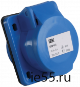 Розетка стац. скрытая ССИ-413 2Р+Е 16А 200-250В IP44 IEK