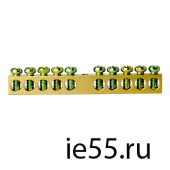 Шина нулевая TS-0609C 6*9  10 ways без изолятора