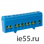 Шина TS-0609H 10 way в синем корпусе ЭНЕРГИЯ