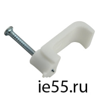 Cкоба крепёжная 10 мм 1/100шт/пакет (квадр) ЭНЕРГ