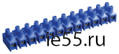 Зажим винтовой ЗВИ-15 н/г 4,0-10мм2 (2 шт/блистер) ИЭК синие