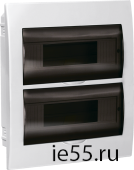 Корпус модульный пластиковый встраиваемый IP41 ЩРВ-Пк-24 IEK