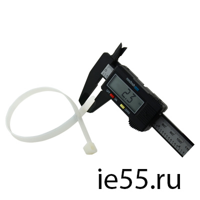 Стяжка пластиковая(хомут нейлоновый) 100х2,3 мм белый уп. 100 шт ЭНЕРГИЯ