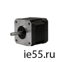 Шаговый двиг SMO-17.H218S.2K80.170.4K.034 NEMA-17, 2,8 кг*см, 1,7 А, 1,8°, 34 мм, 2-х фазн., 4-х про