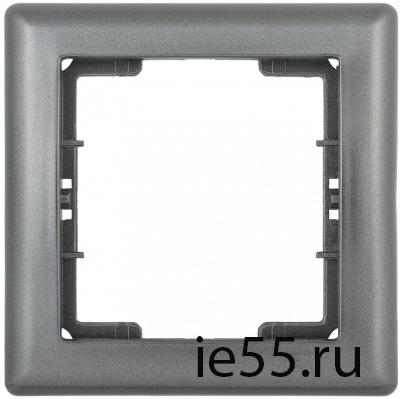 РГ-1-БА Рамка 1 мест. BOLERO антрацит IEK