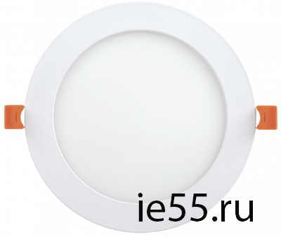 Светильник ДВО 1608 белый, круг LED 18Вт 6500 IP20 IEK