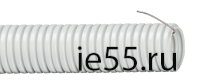 Труба гофр.ПВХ d 50 с зондом (15 м) ИЭК