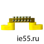 Шина TS-0609B 6*9  6 ways на угловых изоляторах