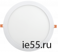 Светильник ДВО 1610 белый, круг LED 24Вт 6500 IP20 IEK