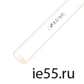 Термоусадочная трубка d. 10,0 белая (100 м./уп)