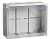 Коробка КМ41275 распаячная для о/п 240х195х90 мм IP44 (RAL7035, прозр. кр., кабельные вводы 5 шт)
