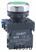 Кнопка управления NP8-01BND 1НЗ красная AC/DC24В(LED) IP65 (CHINT)