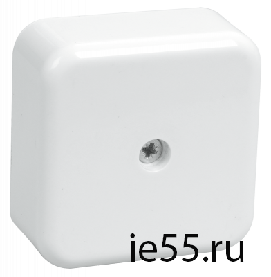 Коробка распаячная КМ для о/п 50х50х20мм белая IEK