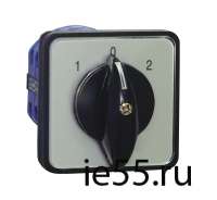 Кулачковый переключатель LW32-25/C22/2 , 25А, 2Р, "1-2" (CHINT)