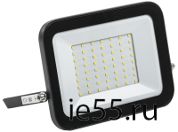 Прожектор СДО 06-50 светодиодный черный IP65 6500 K IEK