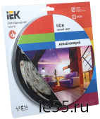 Лента LED 5м  блистер LSR-3528RGB54-4.8-IP65-12V IEK-eco