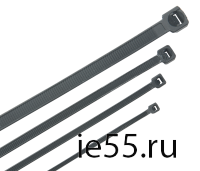Хомут морозостойкий Хкм 7,6х380мм черный (100шт) IEK
