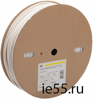 Термоусадочная трубка ТТУ 25/12,5 зеленая 50 м/упак ИЭК