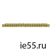 Шина  нулевая XQ-0812  8*12  24 ways (крепление по краям) ЭНЕРГИЯ