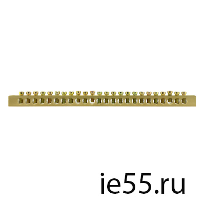 Шина  нулевая XQ-0812  8*12  24 ways (крепление по краям) ЭНЕРГИЯ