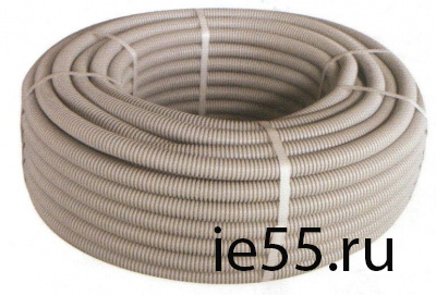Труба гофрированная гибкая ПВХ d 40 с зондом (15м) (CHINT)