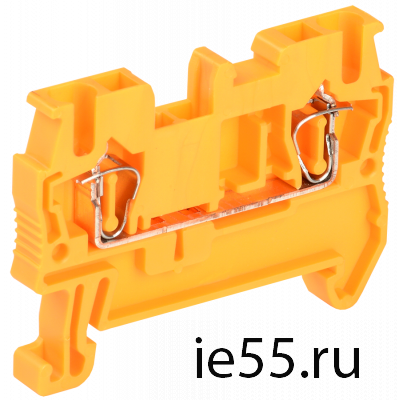 Клемма пружинная КПИ 2в-2,5 31А оранжевый IEK