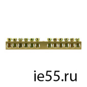 Шина нулевая TS-0609C 6*9  12 ways без изолятора