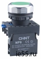Индикатор NP8-D/6 синий AC110-230В