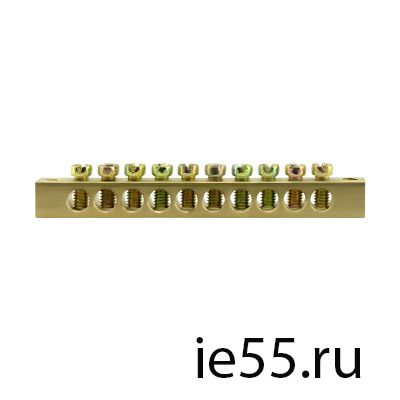 Шина  нулевая XQ-0609  6*9  10 ways ЭНЕРГИЯ