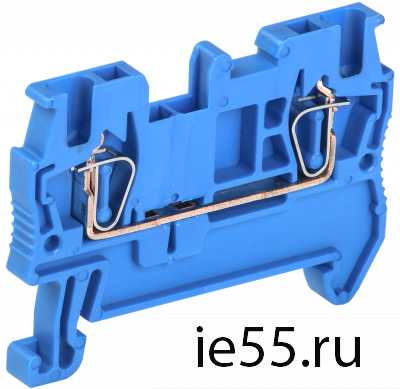 Клемма пружинная КПИ 2в-1,5 17,5А синий IEK