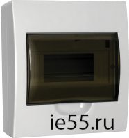 Бокс ЩРН-П-8 модулей навесн.пластик IP41 ИЭК