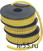 Маркер МК3- 6мм символ "6"  350шт/упак ИЭК