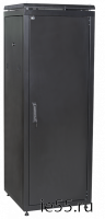 ITK Шкаф сетевой 19" LINEA N 24U 600х600 мм металлическая передняя дверь черный
