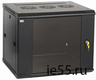 ITK Шкаф LINEA W 9U 600x450 мм дверь стекло, RAL9005