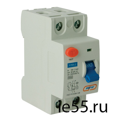 УЗО-2  2Р 10А 30 mA ЭНЕРГИЯ