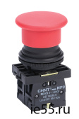 Кнопка управления NP2-BA21 без подсветки черная 1НО IP40 (CHINT)