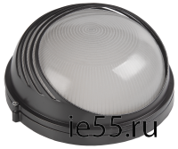 Светильник НПП1307 белый/круг ресничка 60Вт IP54  ИЭК