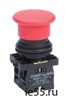 Переключатель NP2-ED53, 3 положения с возвратом, 2НО IP40 (CHINT)