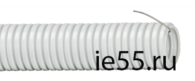 Труба гофр.ПВХ d 20 с зондом (10 м) IEK