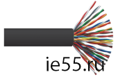 ITK Витая пара U/UTP кат.5E 25х2х24AWG LDPE черный (305м)