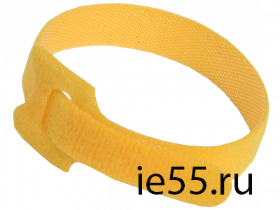 Хомут-липучка ХКл 14х310мм желтый (100шт) IEK