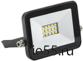 Прожектор СДО 06-10 светодиодный черный IP65 6500 K IEK