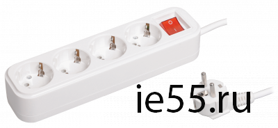 Удлинитель У04В 4 места 2Р+РЕ/5.0 метра 3х1мм2 16А/250В CLASSIC IEK